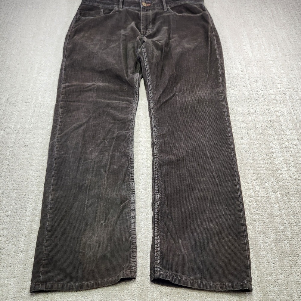 Banana Republic Corduroy Pants Men 36x30 Brown Vintage Straight 5 Pocket Chino